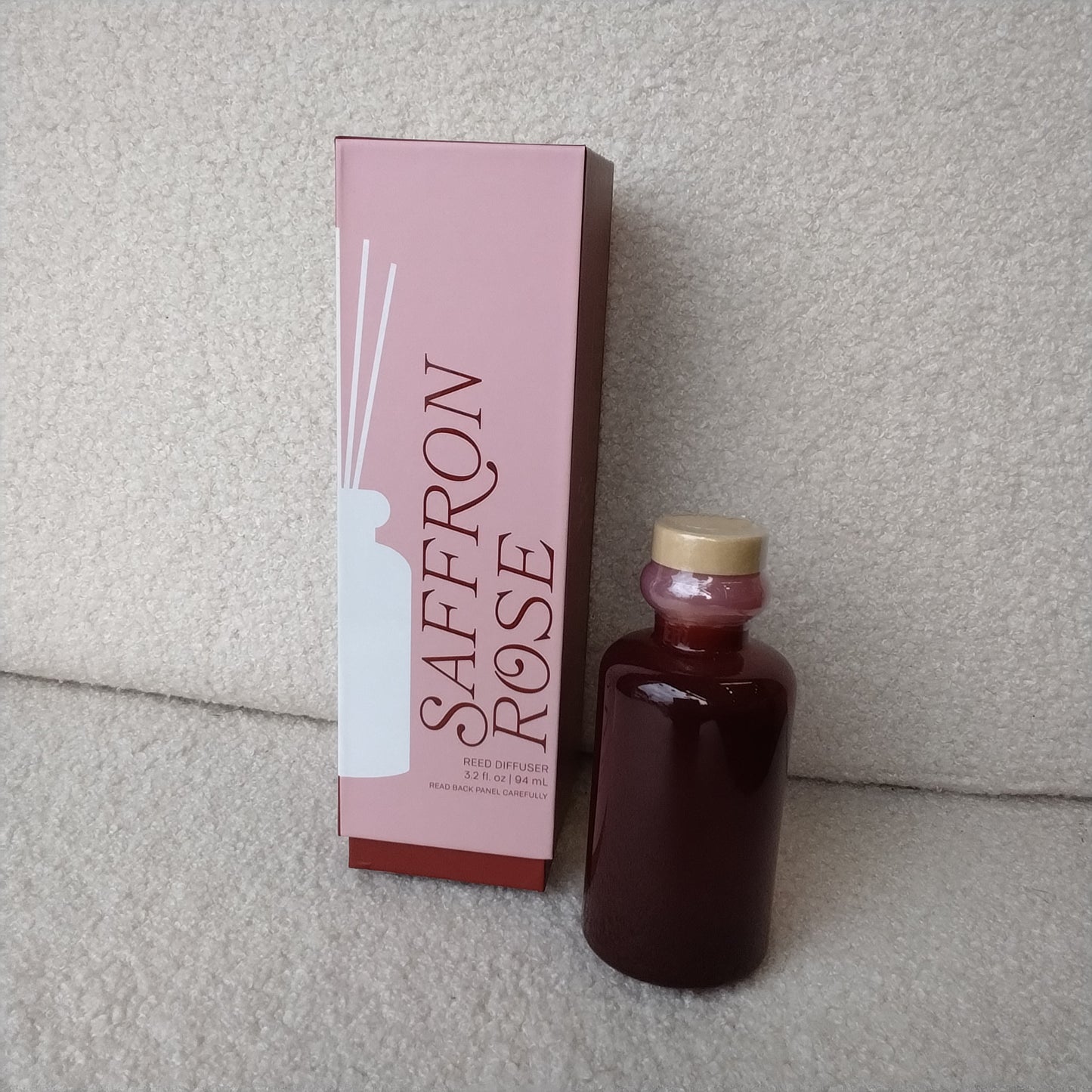 Paddy Wax Saffron Rose Reed Diffuser 3.2 fl oz