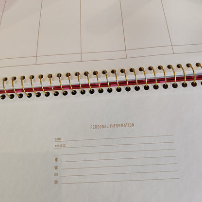 Weekly planner notebook