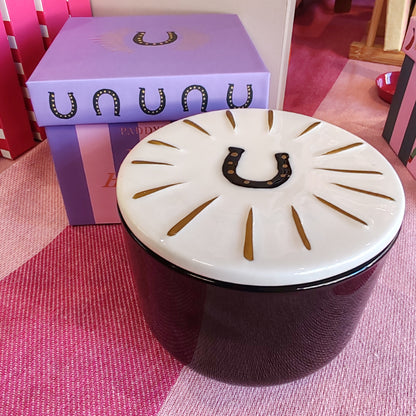 Paddywax Lucky Horseshoe Tabac & Pine Soy Candle 8 oz