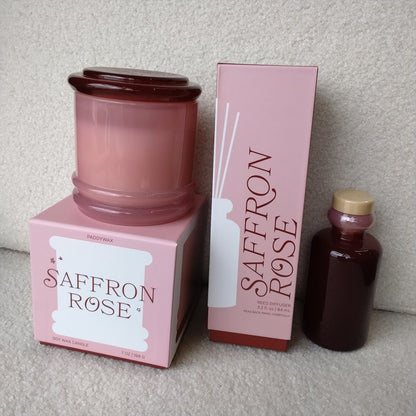 Paddy Wax Saffron Rose Reed Diffuser 3.2 fl oz