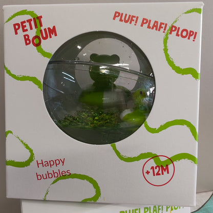 Happy Bubbles sensory duck ball Green