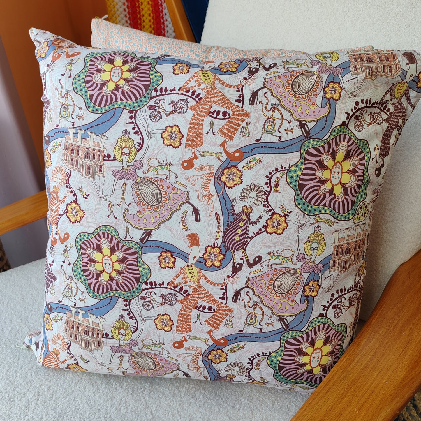 Bates Own Brand - Handmade unique pair of cushions.