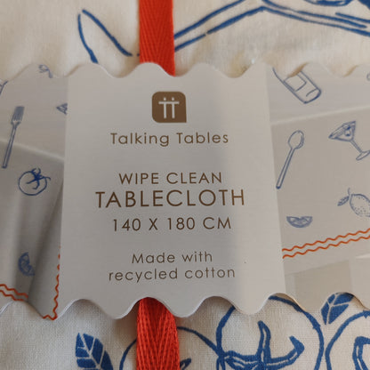 Bon Appetit Wipeable fabric table cafe style