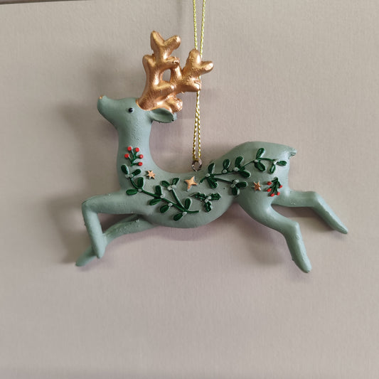 Resin Alpine Stag Decoration