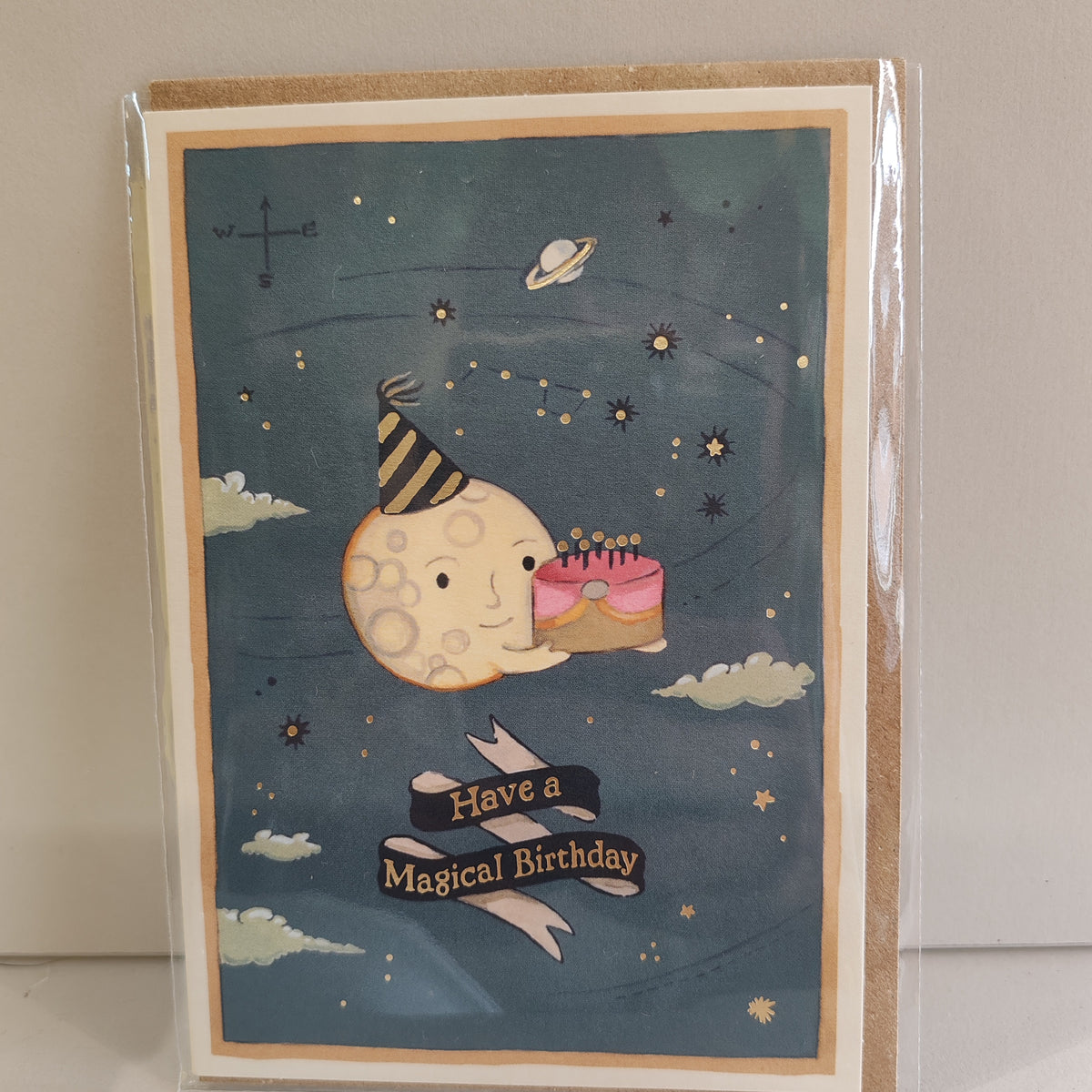 Love you to the moon and back.  Greeting card