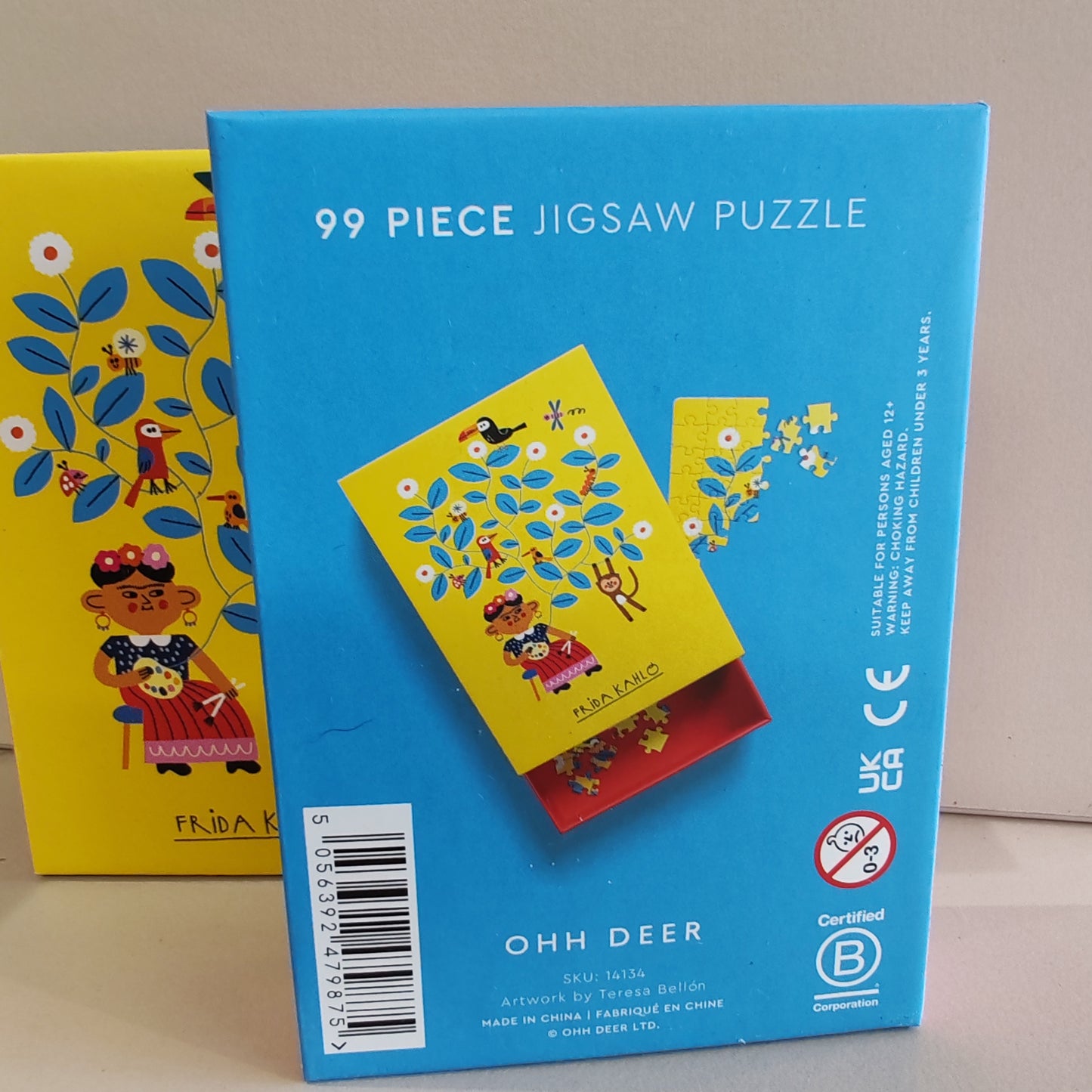 99 piece mini Puzzle. Frida Khalo
