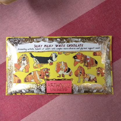 Happy Hounds Silky Milky White Chocolate Bar