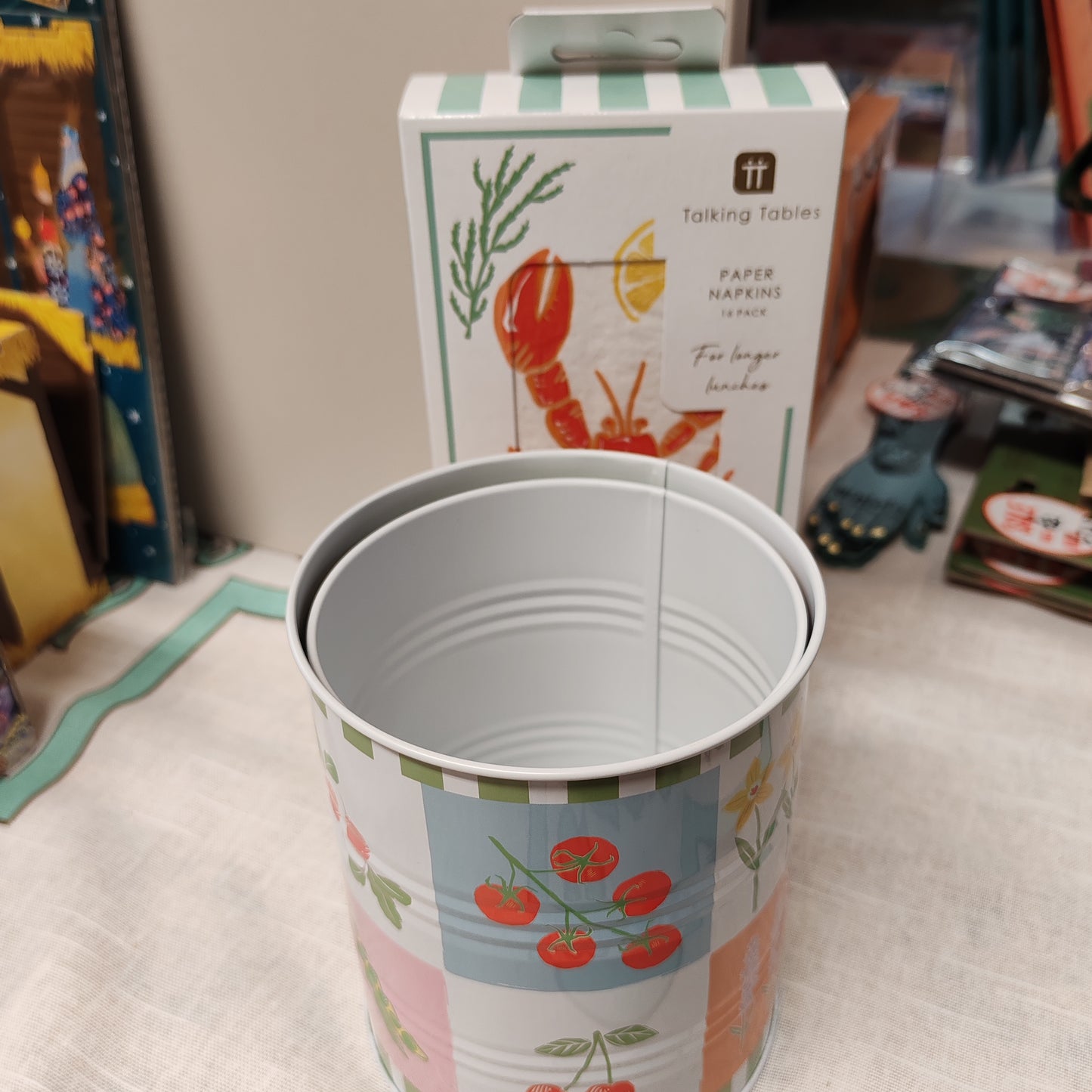 New Bon Appetit set of 2 storage tins
