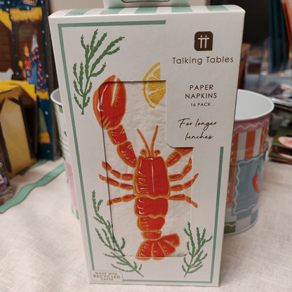Lobster design Paper guest napkin