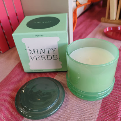 Paddywax Minty Verde Soy Wax Candle 7 oz