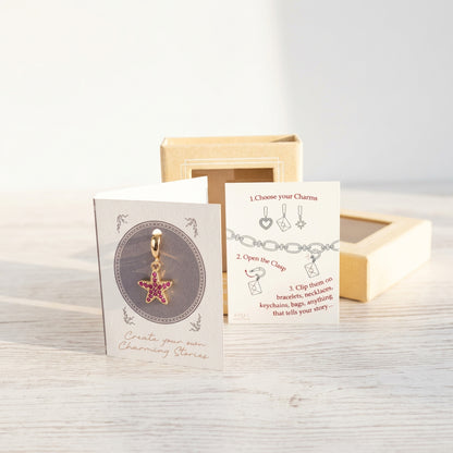 Starfish Charm - Pink