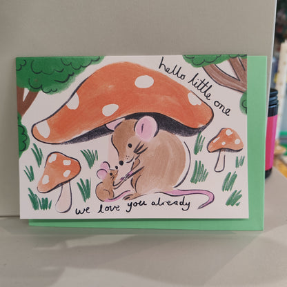 Hello little one Greeting Card