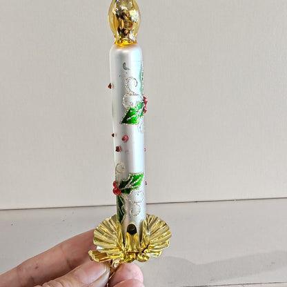 Clip on Glass Candle Decoration