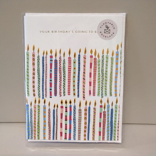 Birthday Candles Greeting Card