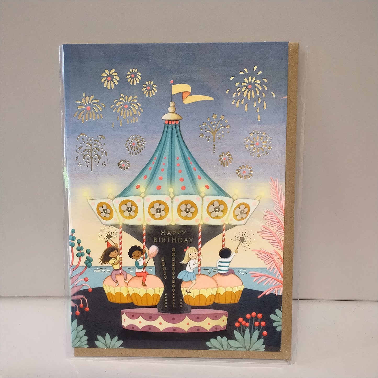 Carousel Greeting Card