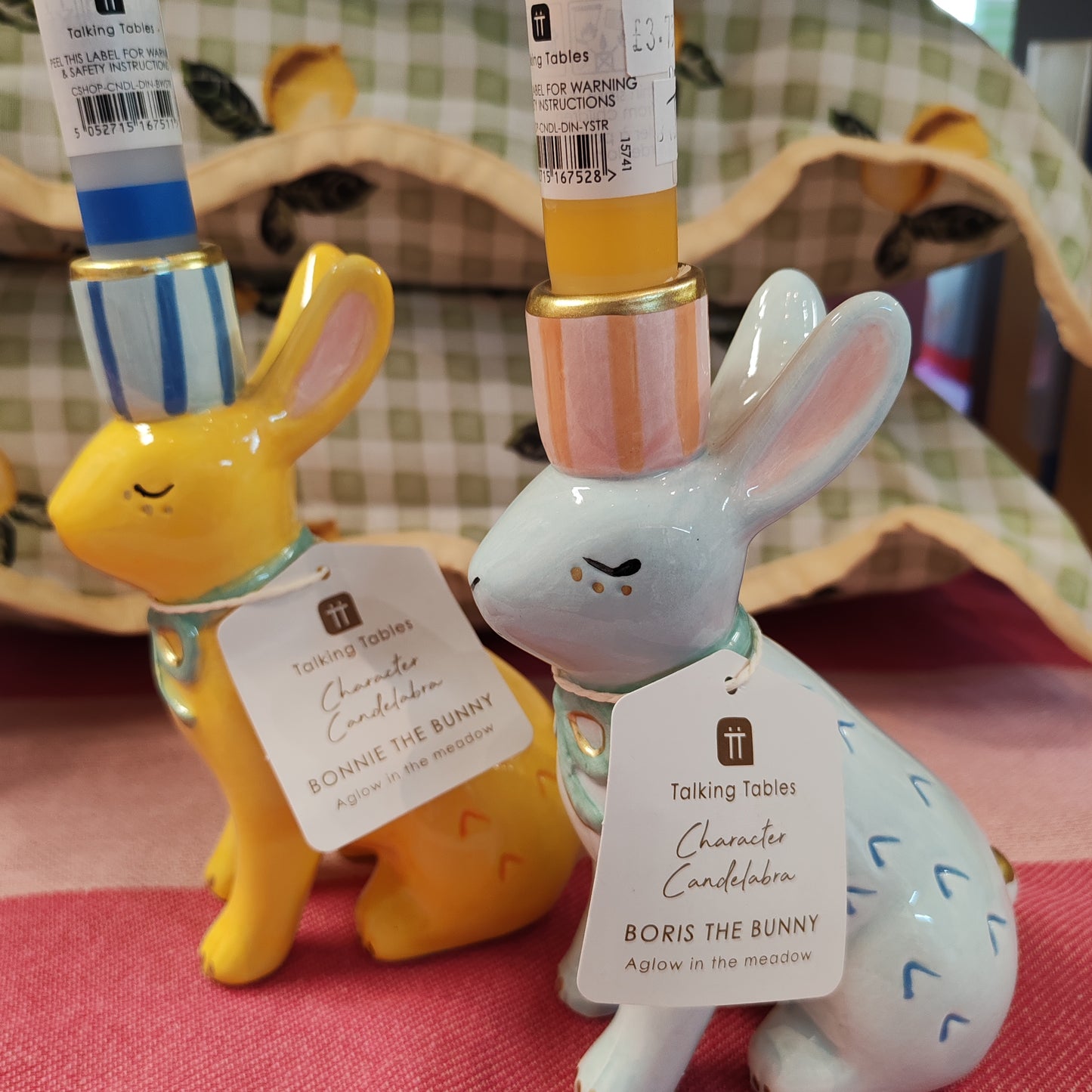Ceramic Bunny candle holder