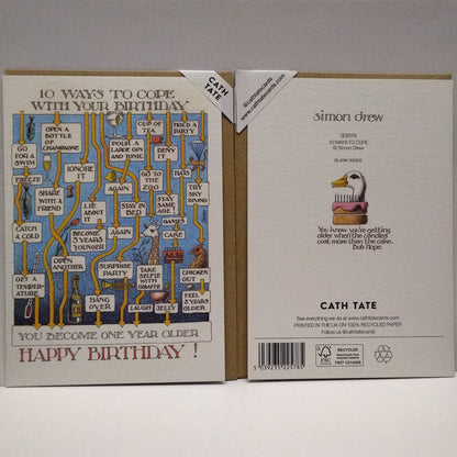 10 Ways to Cope with your Birthday Card