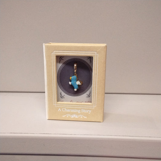 Blue Pegasus Bracelet Charm