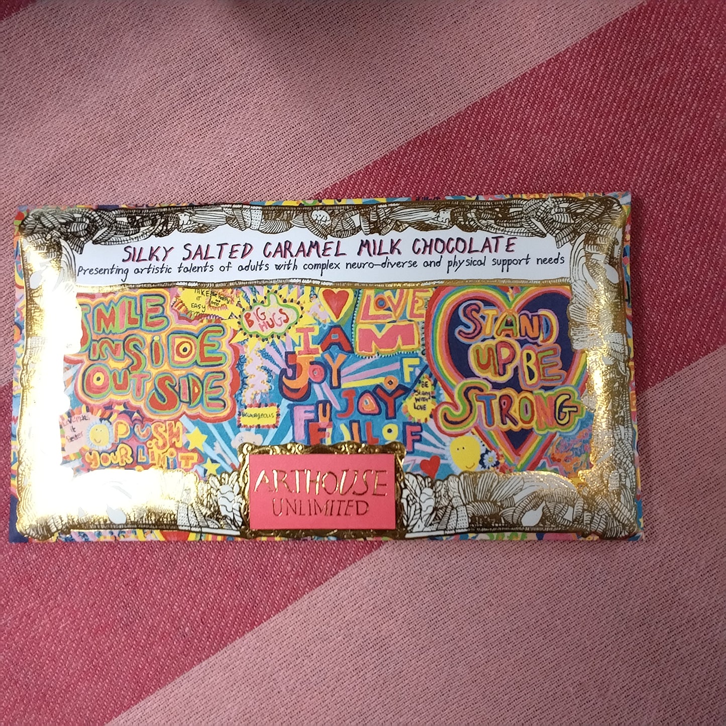 Full Of Joy Silky Salted Caramel Milk Chocolate Bar