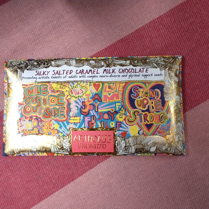 Full Of Joy Silky Salted Caramel Milk Chocolate Bar
