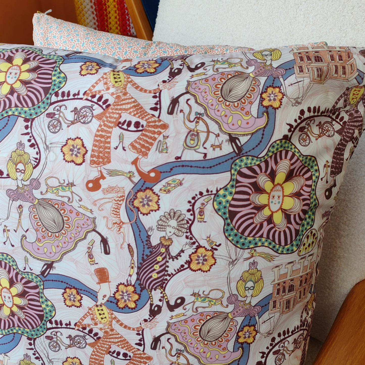 Bates Own Brand - Handmade unique pair of cushions.