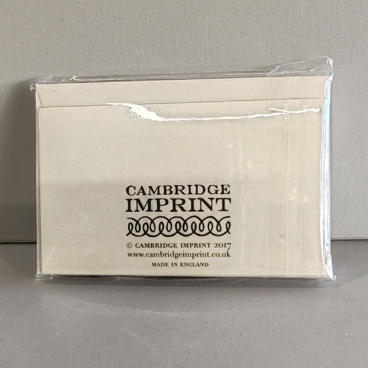 Pack of Arabesque Thank you gift cards. Olive