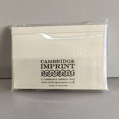 Pack of Arabesque Thank you gift cards. Olive