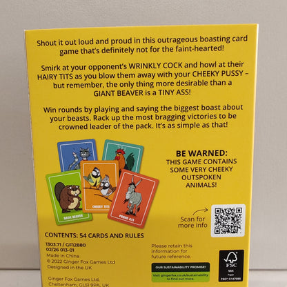 Giant Beaver! Tiny arse Card game