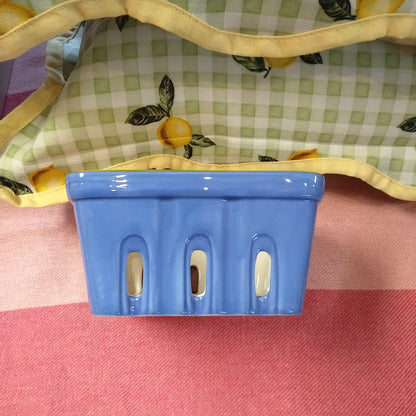 Ceramic Punnet, fruit decoration