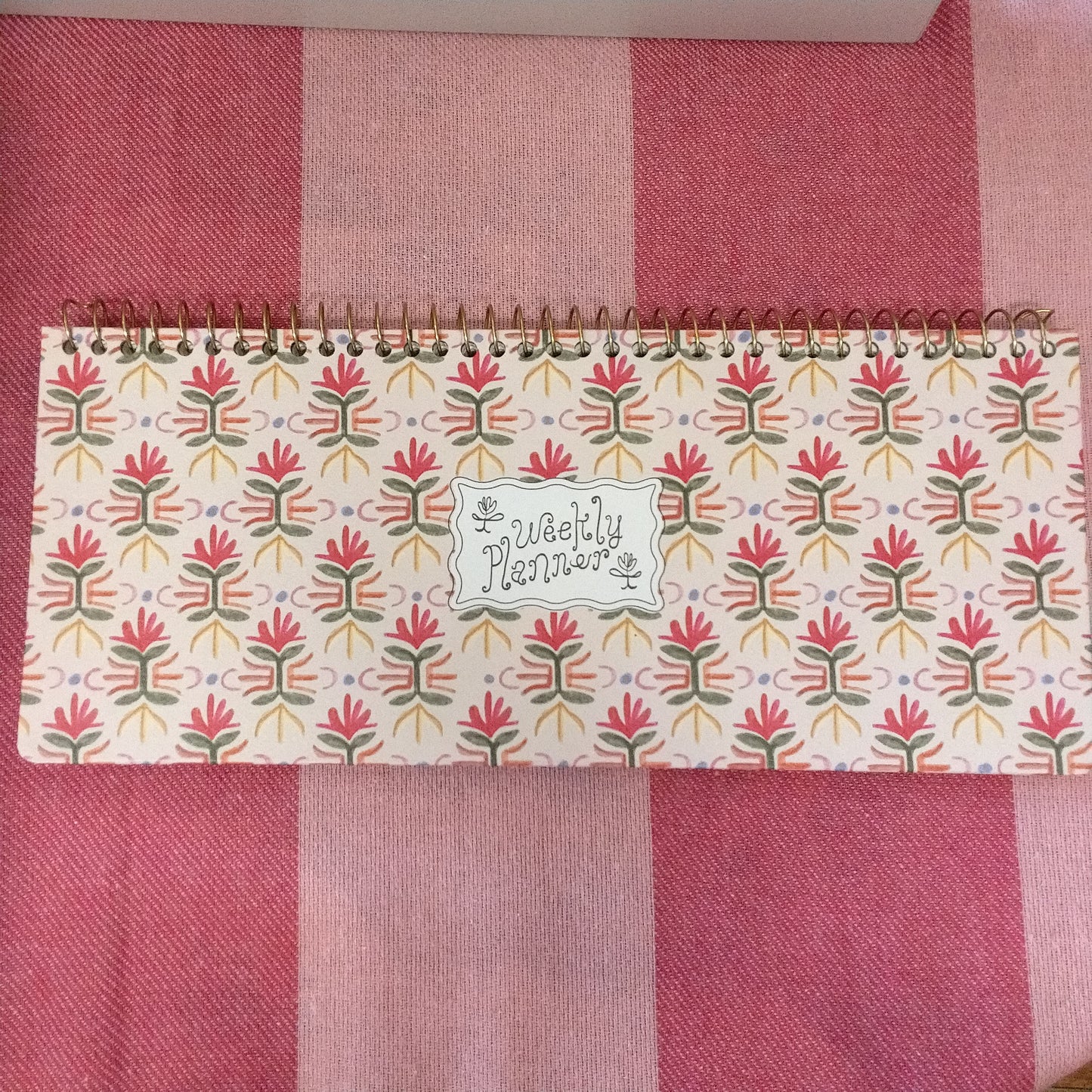 Tulip jumbo journal green lattice